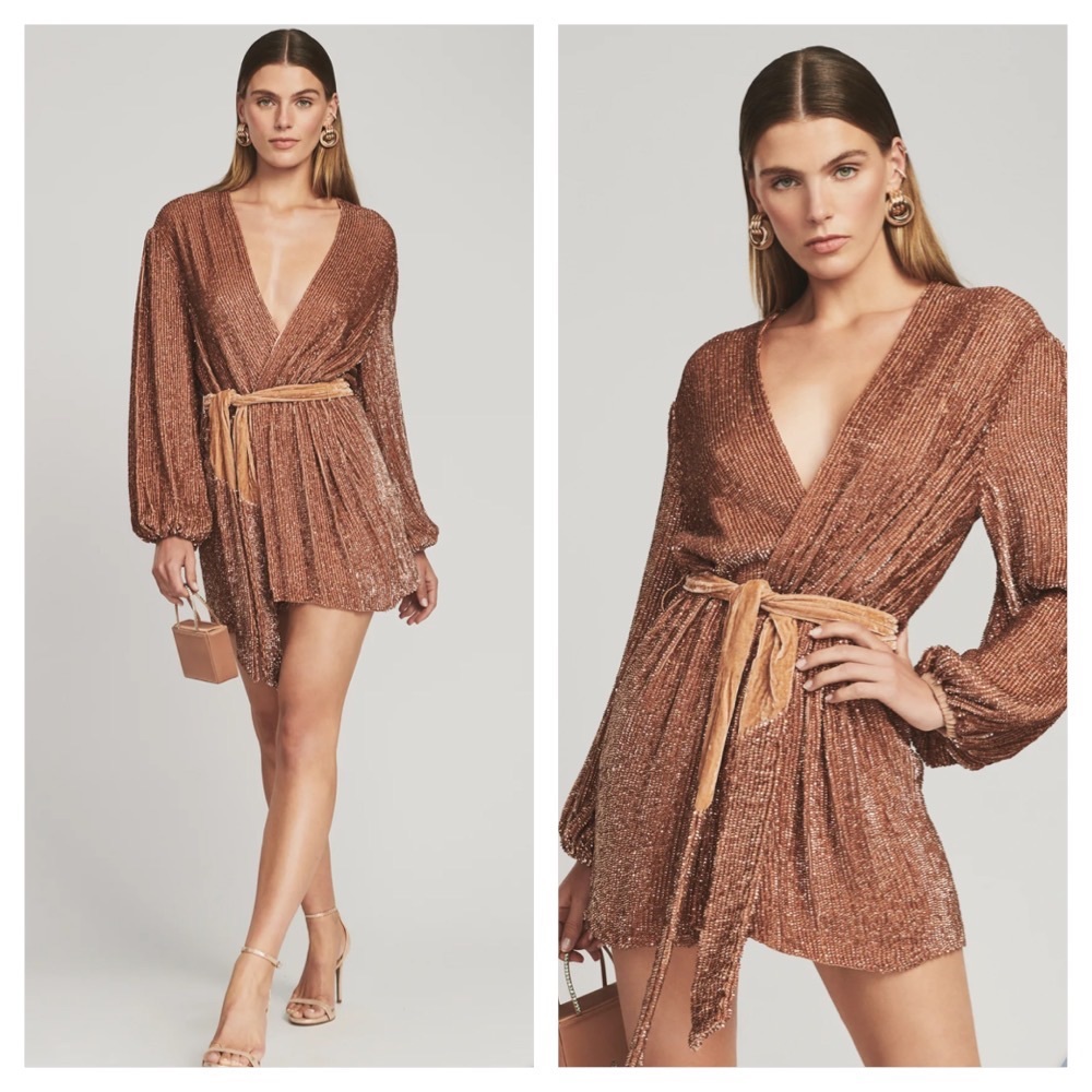 Retrofete GABRIELLE SEQUIN ROBE - Picture 1 of 15